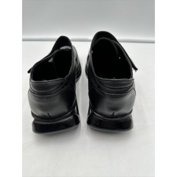 BED STU Black Chunky Heel Leather Working Shoe Men’s Size 8.5 main image 4